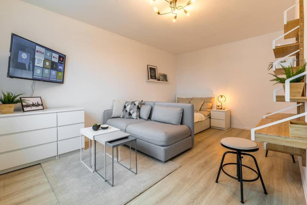 Sauber Und Modern, Netflix, Wifi, Leipzig Flair, Kueche Apartment Bagian luar foto